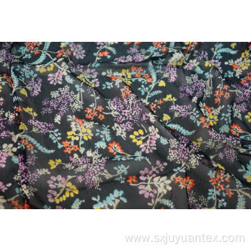 100% Viscose 50D Filament Yarn Crepe Print Fabric